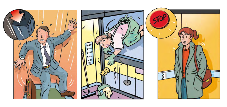 Nơi an toàn nhất khi thang máy gặp sự cố